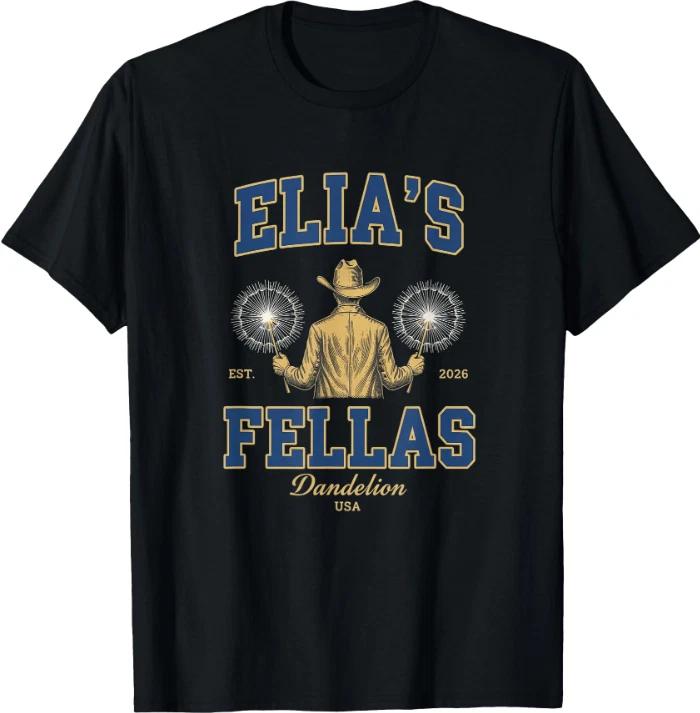 

Elia s Fellas Dandelion USA Funny Western Fella T-Shirt L