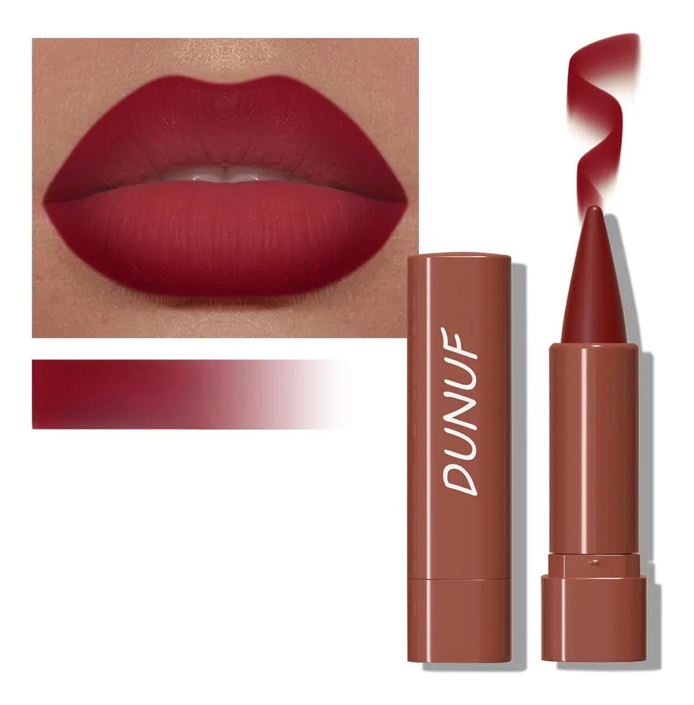 Dunuf Long Lasting Matte Lipstick 1 Piece Pointed Matte Tone