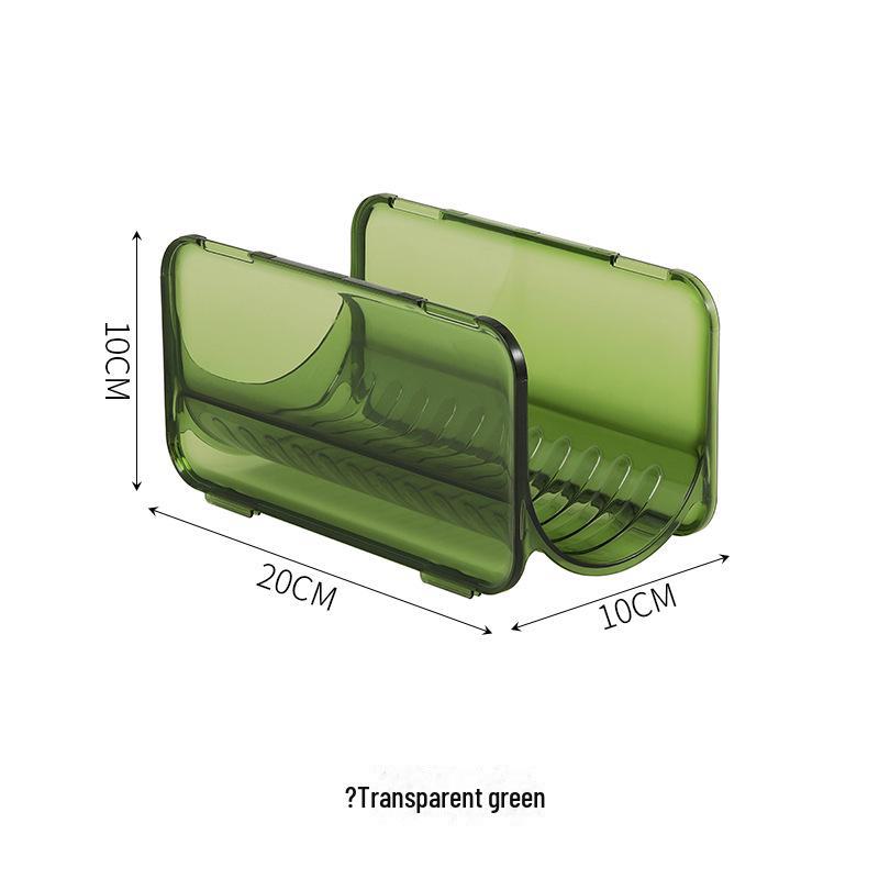 

Многослойная прозрачная штабелируемая стойка для хранения чашек — пыленепроницаемая и изолированная для домашнего использования зелёный/прозрачный