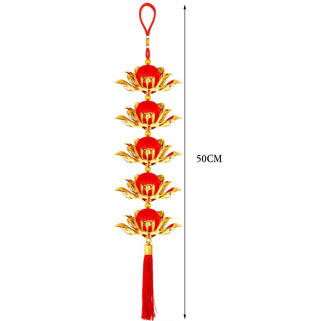 2025 Silk Ball Lotus Lantern: Spring Festival Indoor/Outdoor Decoration and Festive Housewarming Gift