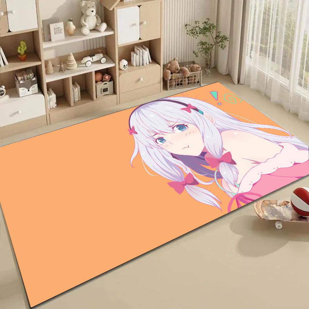 1pc Anime Izumi Sagiri Bathroom Absorbent Mats Anti-Slip Mats Home Decor Supplies Carpets Home Kitchen Floor Mats