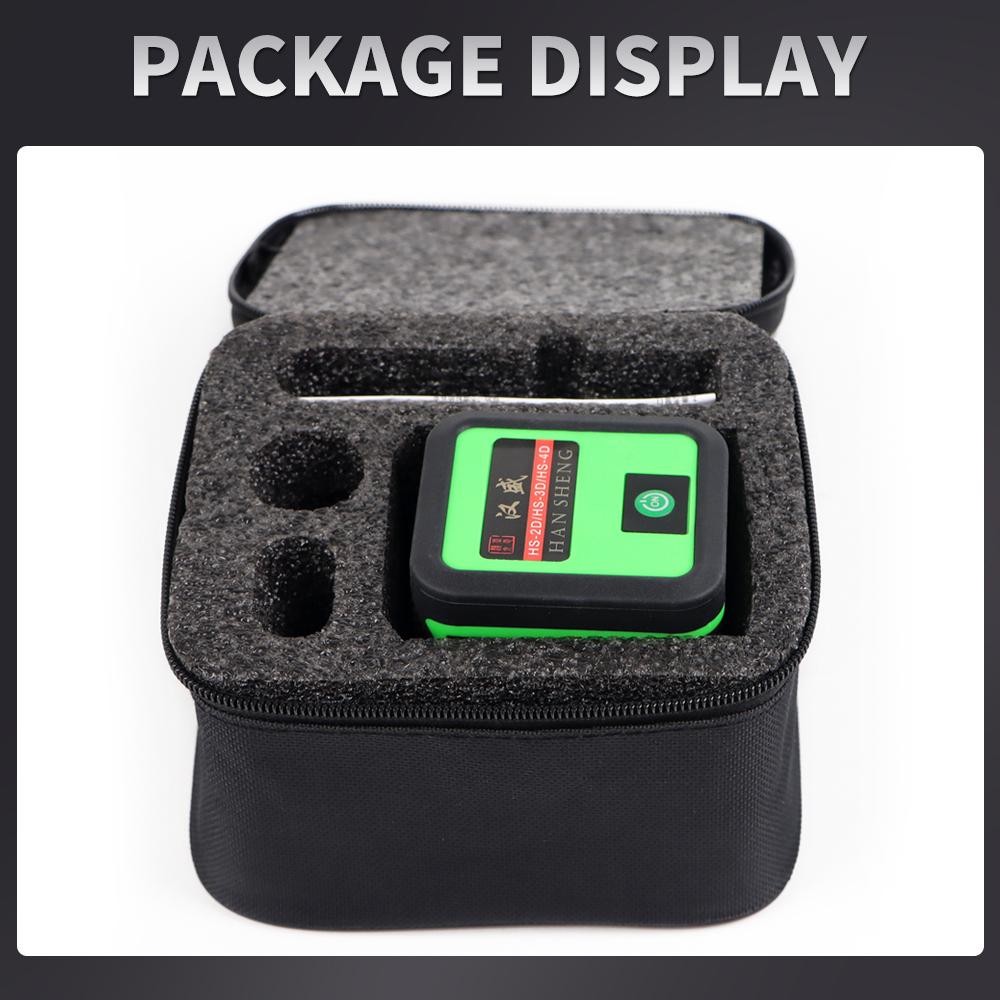 vr Rechargeable 2 Lines Vertical Horizontal Line Cross Green Light Level Tools