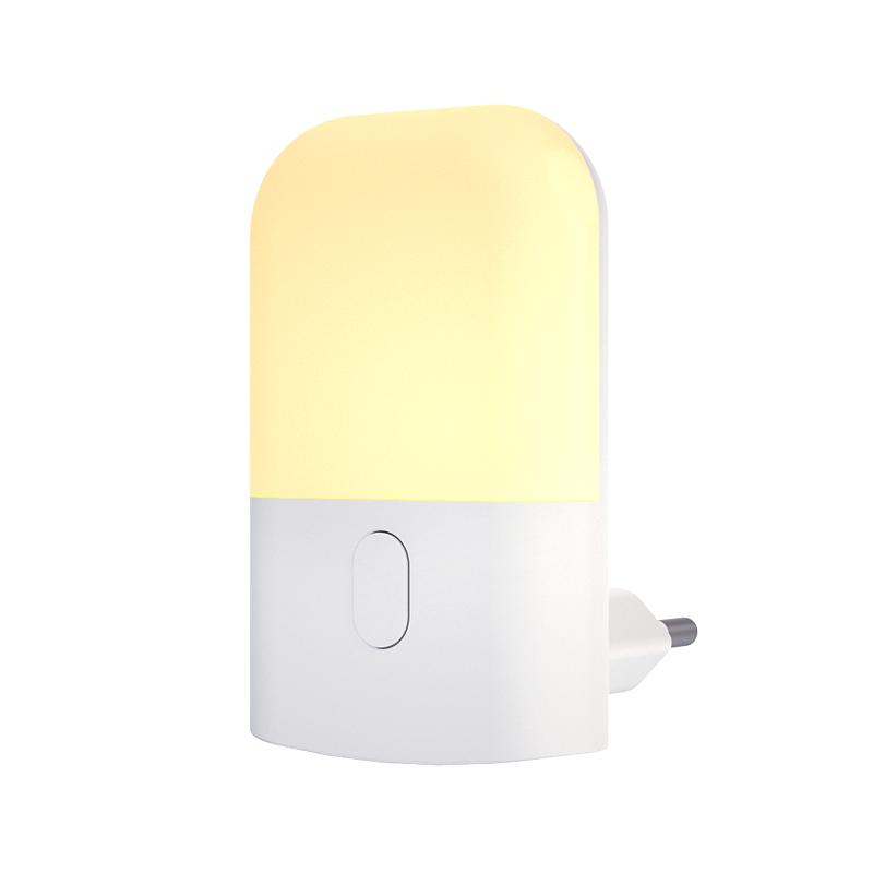 Senya-Pro Energy Saving Dusk to Dawn Sensor RGB Mini ABS Plug-in LED Night Light for Bedroom