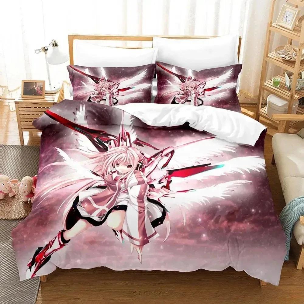 Home Living Luxury Angel Girl Bedding Collection Single Twin Full Queen King Size Bed Collection Adult Kid Bedroom Duvet Cover Collections Anime Bed