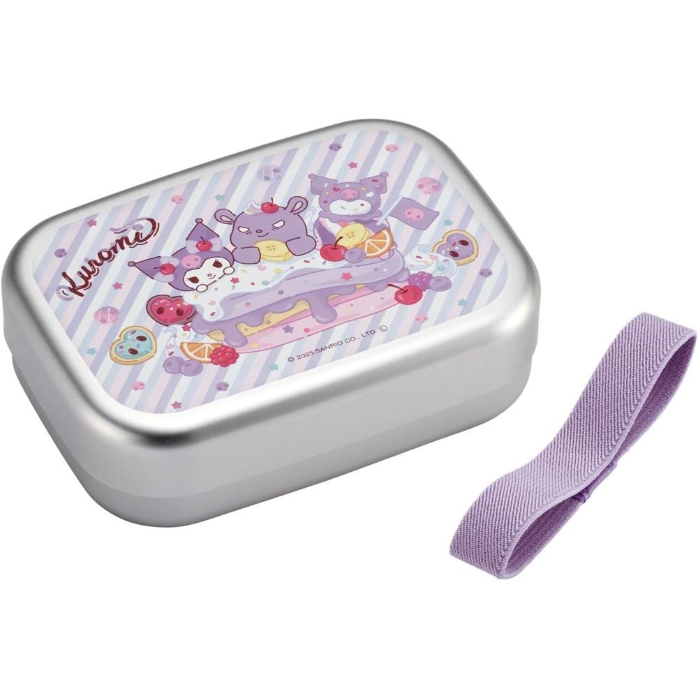 

Skater Bento Box Aluminum Lunch for Children 370ml Insulated Warehouse Compatible with Belt Made in Japan Sanrio Kuromi Fancy Snacks Weets ALB5NV-A
