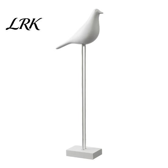 Minimalist Home Decor Accents Black & White Bird Figurine, Modern Art Sculpture for TV Interior Design Cabinet Bookshelf Office Desk, Elegant Accent,
