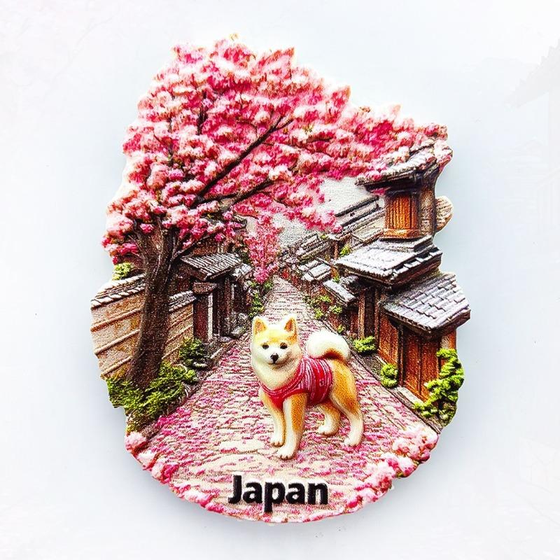 Japan Fridge Magnets Message Board Decorative Asia Travel Souvenir Tokyo Mount Fuji Refrigerator Sticker Home Decor Gifts