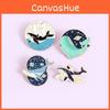 Cute Creative Astronaut Whale Series Brooch Alloy Design Pin For Versatile Fashion Accessories