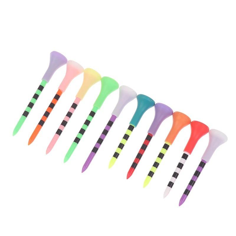 5PCS Golf Nail TEE Plastic Seat Cover Head Cover Serve Golf Tee Seat Ball Holders Mix Color Training Aids 5