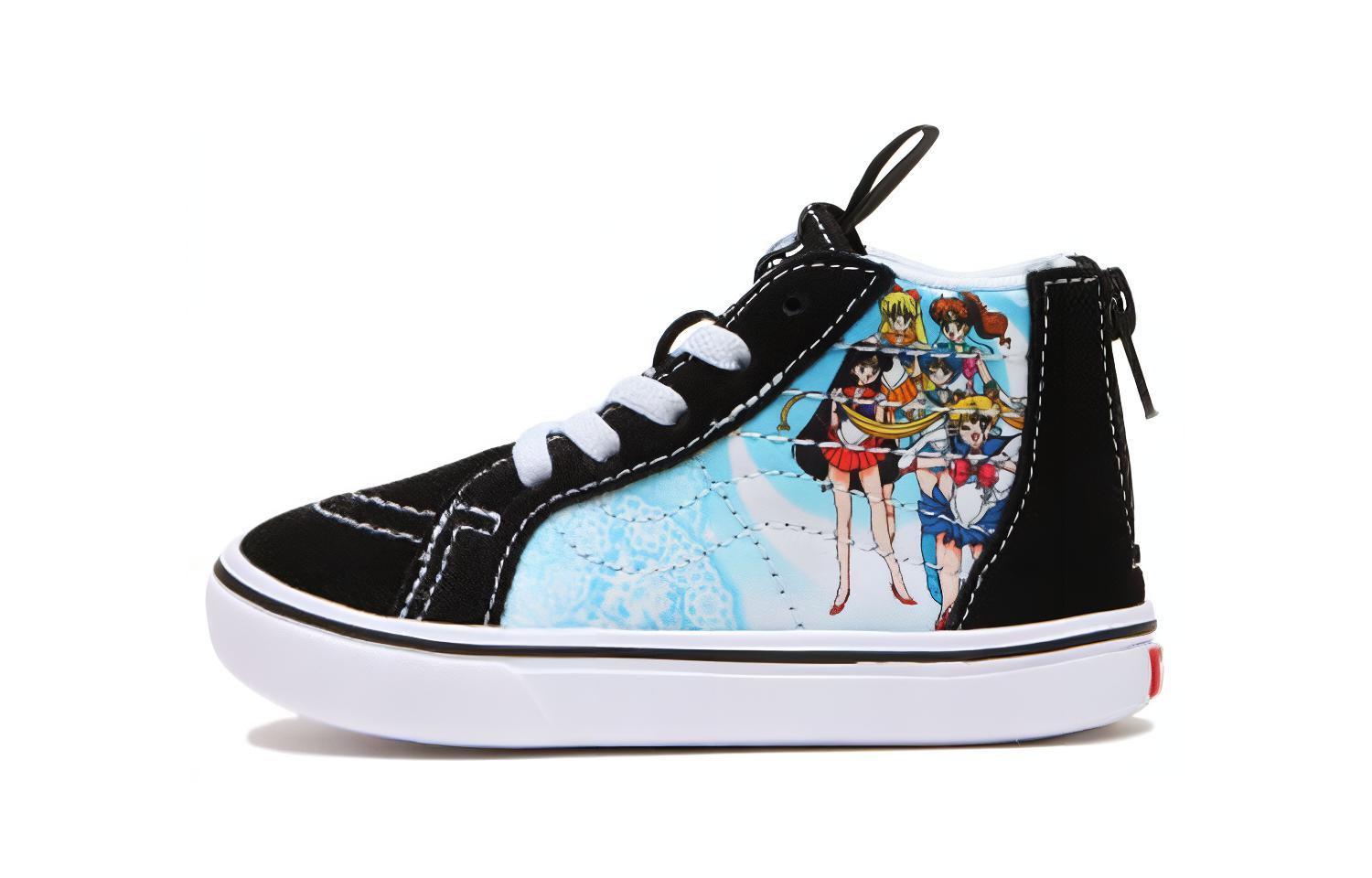 Vans Sk8  Sailor Moon X -Hi Zip ComfyCush Toddler  Pretty Guardian  VN0A4VJNSKQ 26.5