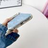 Vintage Cowboy Fabric Soft Shockproof Phone Case For iPhone 17 Air 16 15 14 13 12 11 Pro Max Plus Luxury Retro Jeans Armor Cover