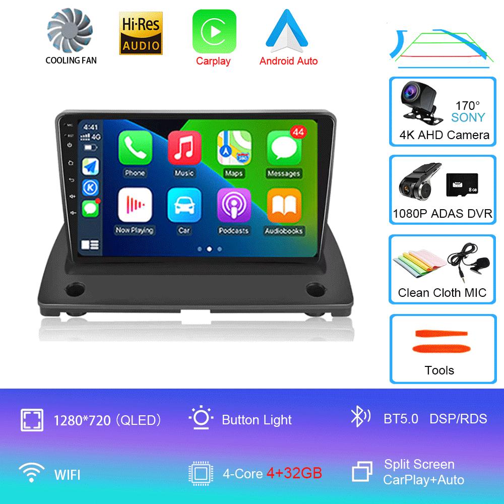 For VOLVO XC90 2004-2013 2 Din Android 14 Car Radio 2din Multimedia Video Player GPS Navigation Carplay WIFI HIFI DSP
