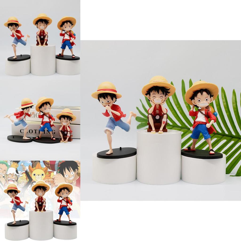 Delightful Childlike Luffy Statue From One Piece Collection For Anime Enthusiasts
