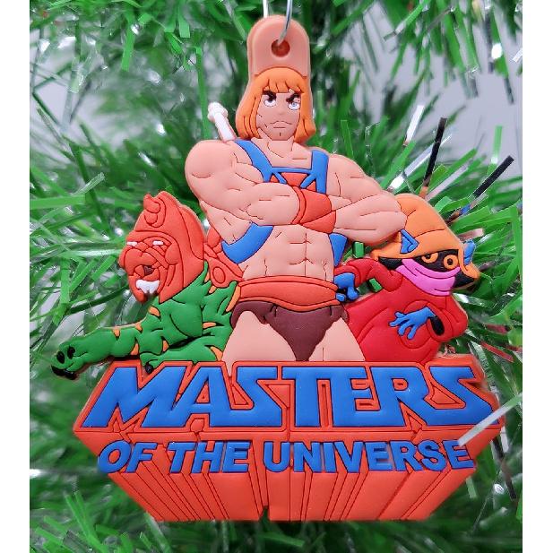 Generic He-Man Ornament with Orko and Battle Cat (Unique Shatterproof Design, 3  Tall)