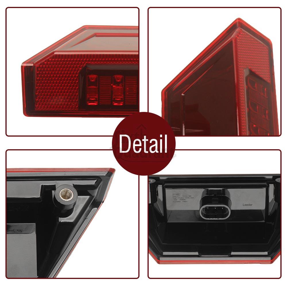 Car Accessories 12V LED Rear Tail Light 1 Pair ABS Red/Smoke For Patriot Boost RMK Khaos 155 Limited Edition 325 2026 #2412774