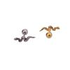 Stylish Stainless Steel Moon Ear Bone Studs for Men & Women - Cross-Border Piercing Jewelry
