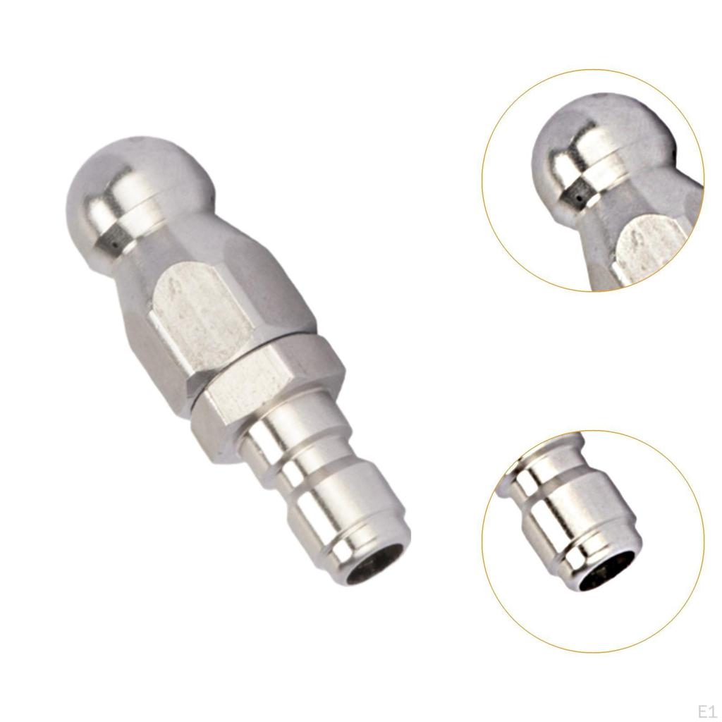Pressure Washer Sewer Jetting Nozzle Quick Connection Drainage Tube Accessory Sturdy Drain Hose