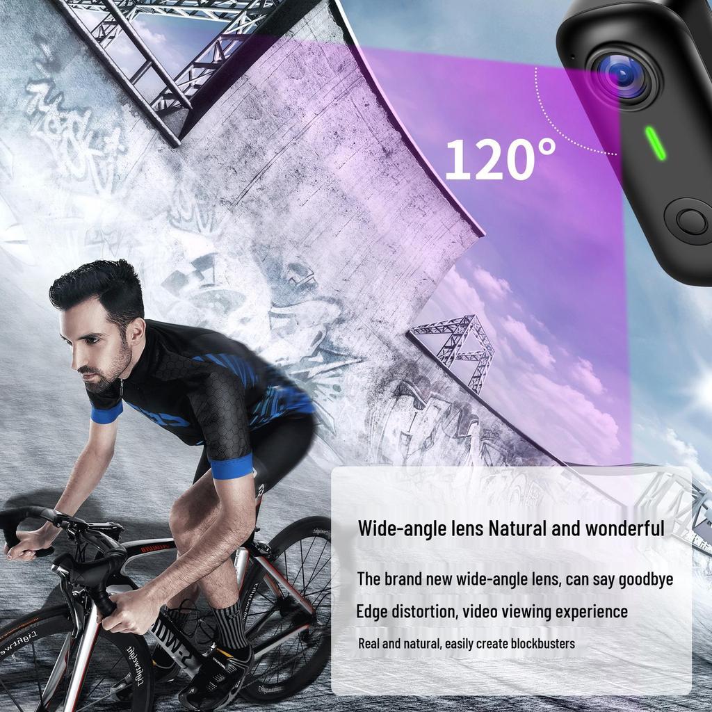 Cross 2.7K HD Cycling Recorder: Magnetic Mount Camera for Sports and Campus Use