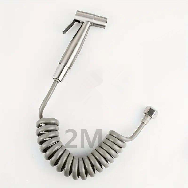 Ручной набор для биде из нержавеющей стали, распылитель, душ, ручной туалетный биде-кран, распылитель, душевая насадка, самоочищающийся