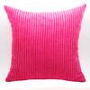 Supersoft Corduroy Cushion Cover Solid Striped Throw Pillow Covers Decorative Pillow Case for Sofa Bed Living Room Decoration