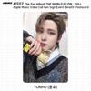 ATEEZ THE WORLD EP.FIN WIRD Apple Music Video Call Event Benefiz-Fotokarte
