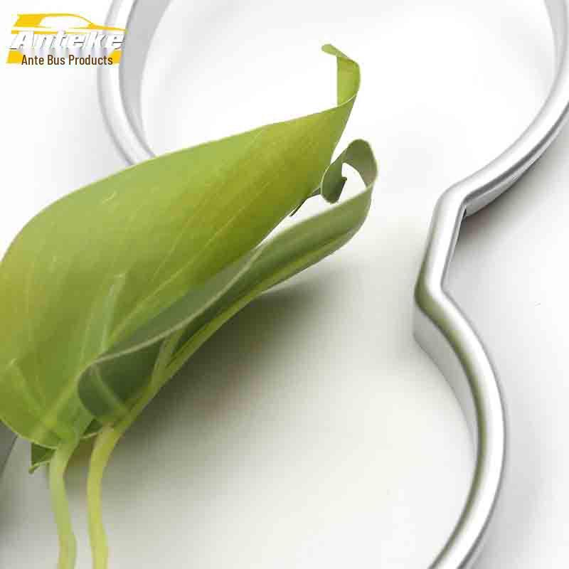 CS15 Water Cup & Gear Shift Decor Frame: Center Console Armrest Box & Sequin Sticker Car Accessories