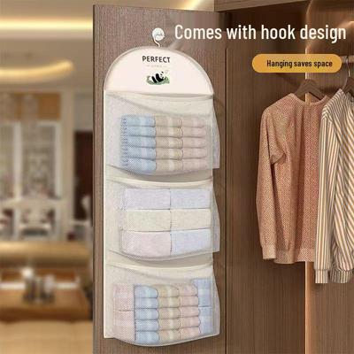 Wall-Mounted Hanging Organizer for Underwear & Socks - Perfect for Dorms or Closets