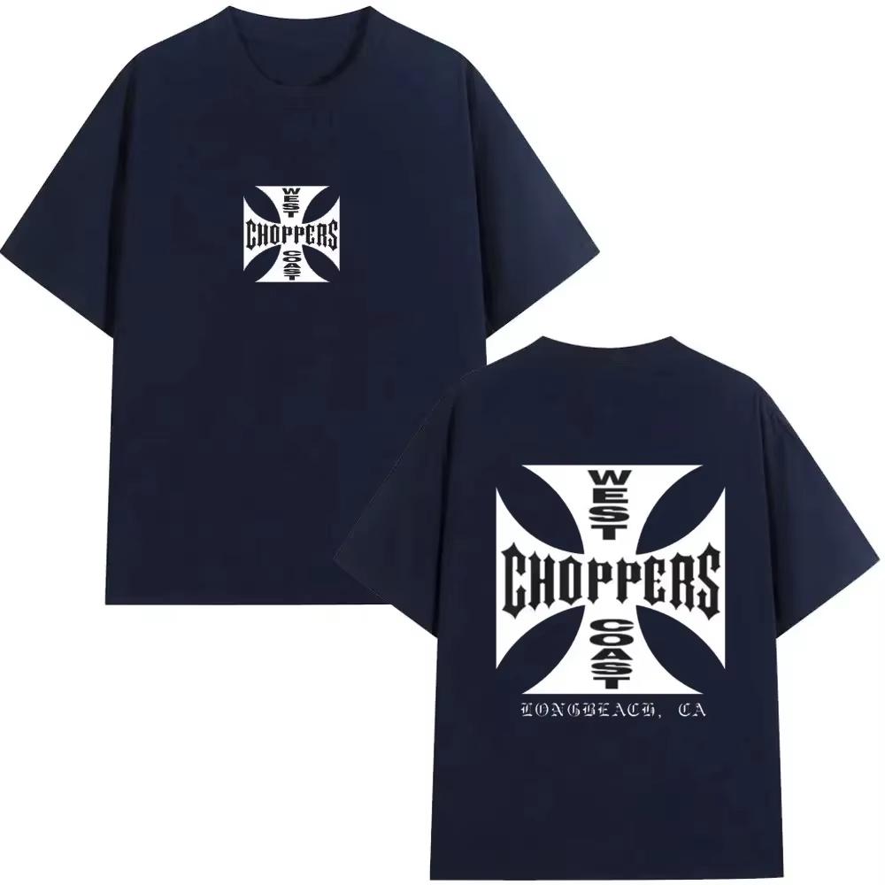 Classic West Coast Choppers Graphic T-Shirt Men Women Oversized Short Sleeve Streetwear Hip Hop Harajuku Y2k High Quality Female Male Clothing