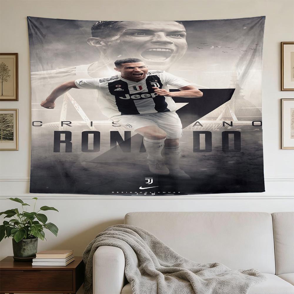 Ronaldo's Portugal Jersey Large Wall Tapestry,Ideal for Office Backdrops, Holiday Gifts, Home Decor (Living Room, Bedroom, Dorm, Parties), and Outdoor
