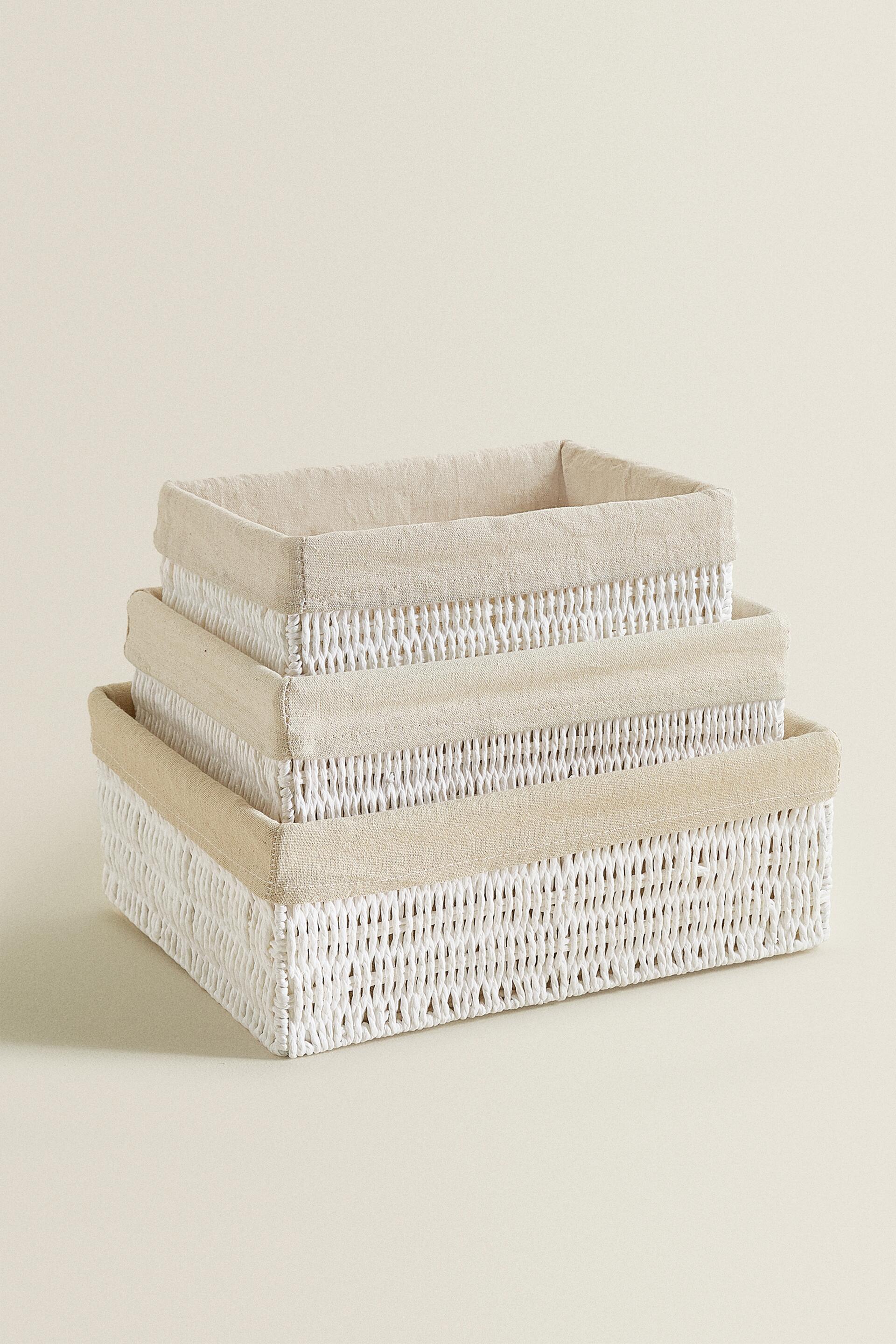 

ПРЯМОУГОЛЬНАЯ ТКАНЕВАЯ ВНУТРЕННЯЯ КОРЗИНА