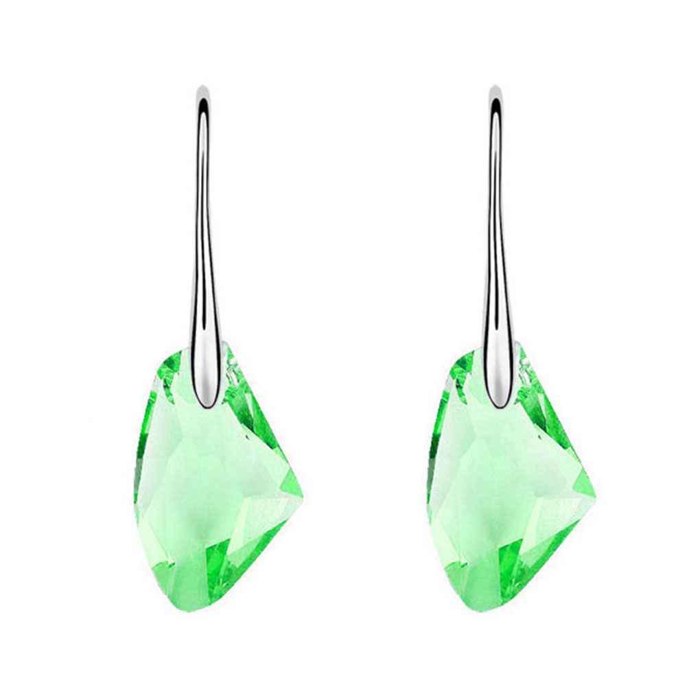 Женские Модные Висячие Серьги Свадебные Украшения Кристалл Сплав Пусеты