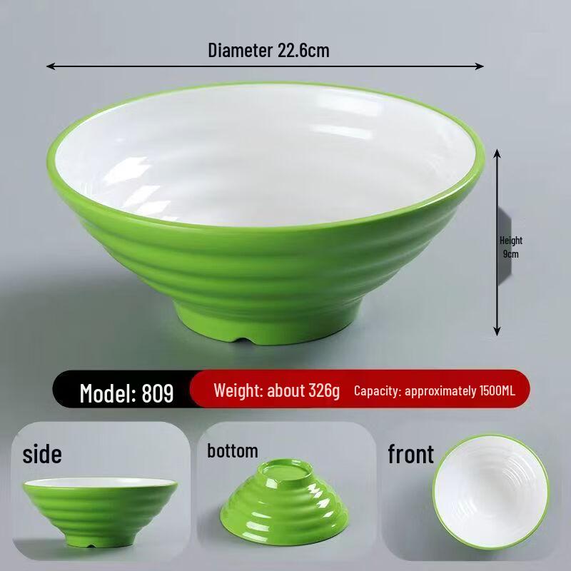 

A5 Food Grade Melamine Spiral Noodle Bowl