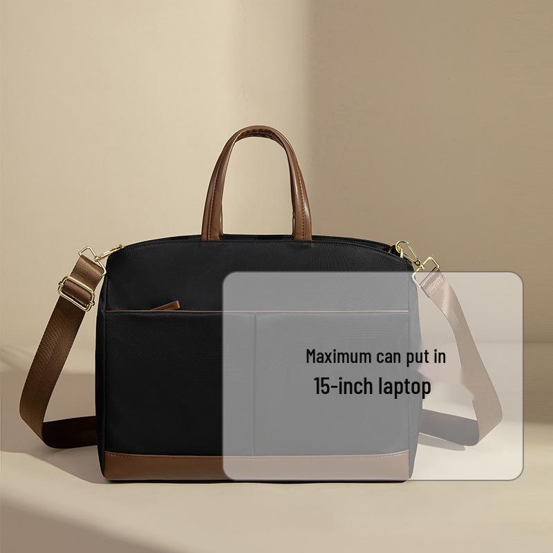 Damen Laptop Schultertasche - Große Kapazität 15,6" Aktentasche Tote