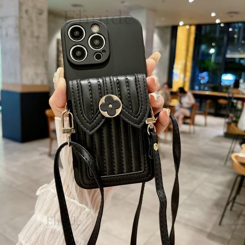 Чохол-ремінець для Xiaomi Redmi Note 13 Pro Plus 12 12S 11 11S 10 13C 12C 10C A3, шкіряний гаманець-чохол з ремінцем через плече, для карток
