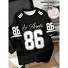 European and American Men's Summer Training Letter Print Comfortable Breathable Crew Neck T-Shirt