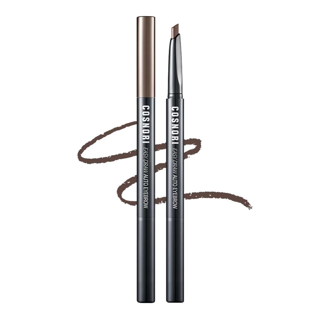 Cosnori Crayon à sourcils automatique Easy Draw, 01 Brownie, 0,3 g (0,01 oz)