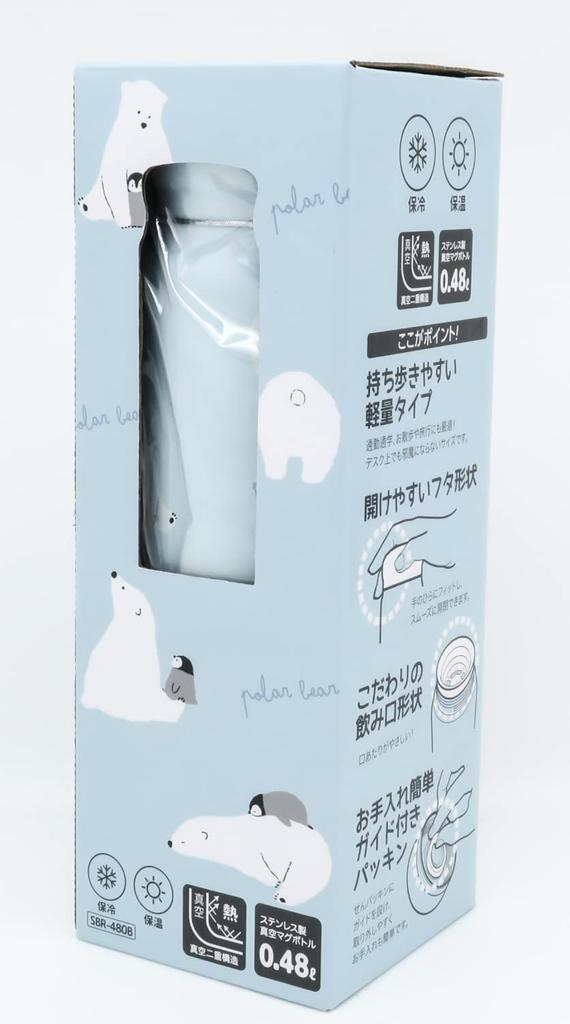 OSK Polar Bear Direct Stainless Steel Bottle SBR-480B