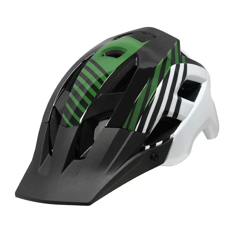 Fahrradhelm mit integriertem großem Schirm, Vollschirmschutzhelm, Unisex-Helm für Outdoor-Sportarten