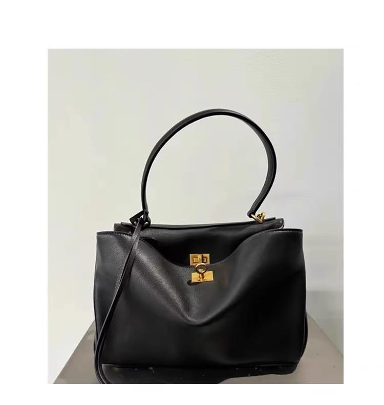 New 2024 B-brand Genuine Leather Women's Rodeo Shoulder Bag - Casual Commuting Kelly Tote