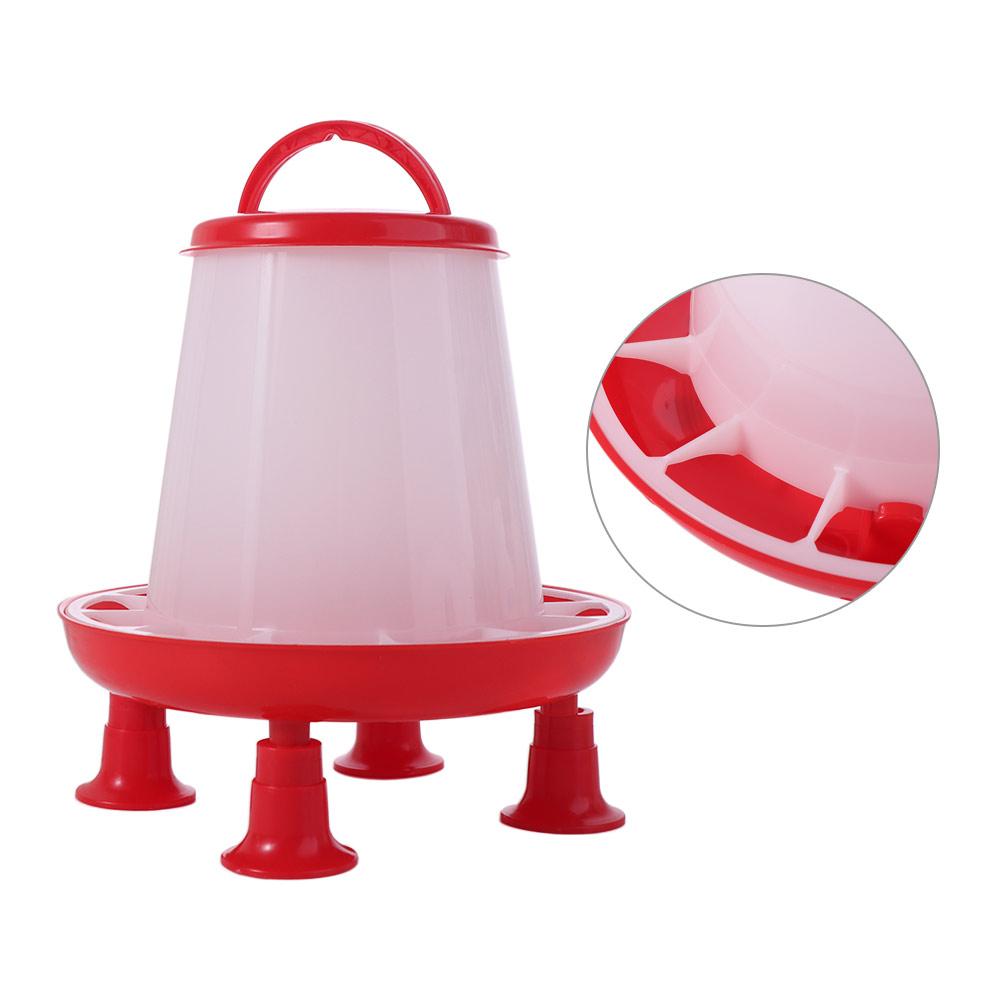 Abnehmbare Hühnerfutterständerbeine Futtereimer Kükenfuttersets Geflügelfutter Küken