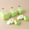 5g-50g PP Square Cream Jar, Refillable Plastic Lotion Container with Rounded Inner Layer & Double-Wall Design