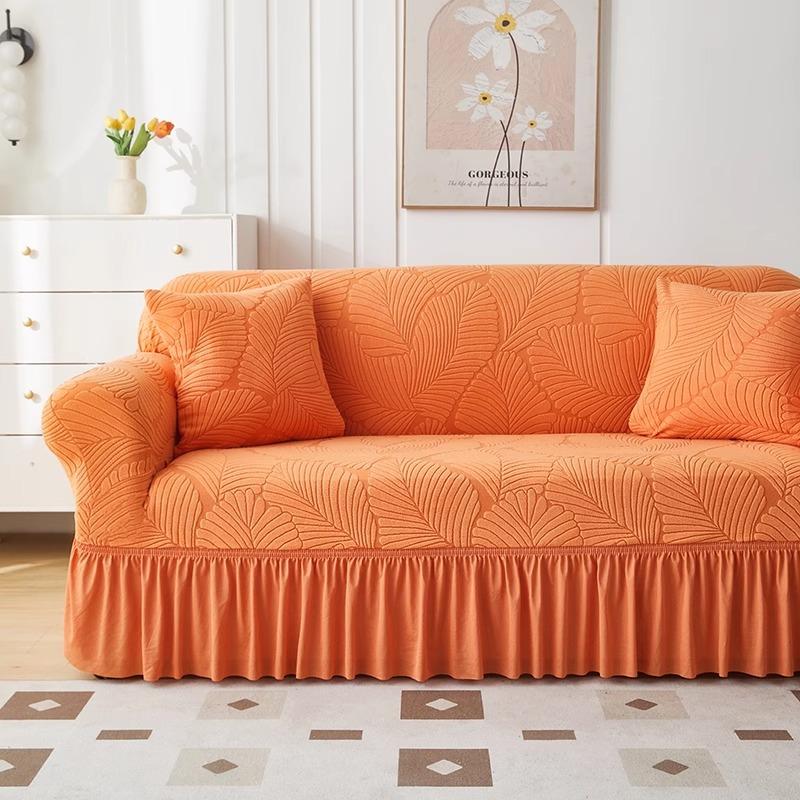 Skirt Sofa Cover New Anti Cat Claw All Inclusive Universal Cover All Seasons Dustproof Elastic Protective Cover