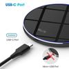 50W Qi Wireless Charger Fast Charging Pad for All Qi Standard iPhone Samsung Huawei Xiaomi Android Mobile Phone