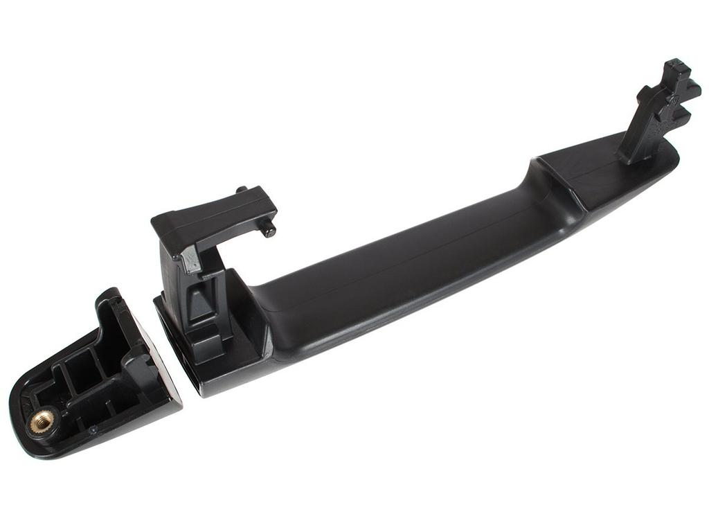Mercedes W163 ML-Class 98-05 BLACK exterior door handle WITHOUT HOLE front right