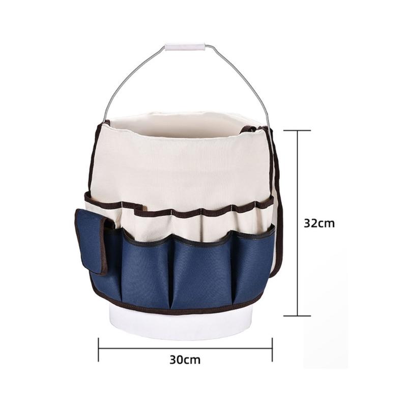Water Resistant Gardening Tool Organizer Storage Bag 600D Fabric for Long Term Durability In Outdoor Setting