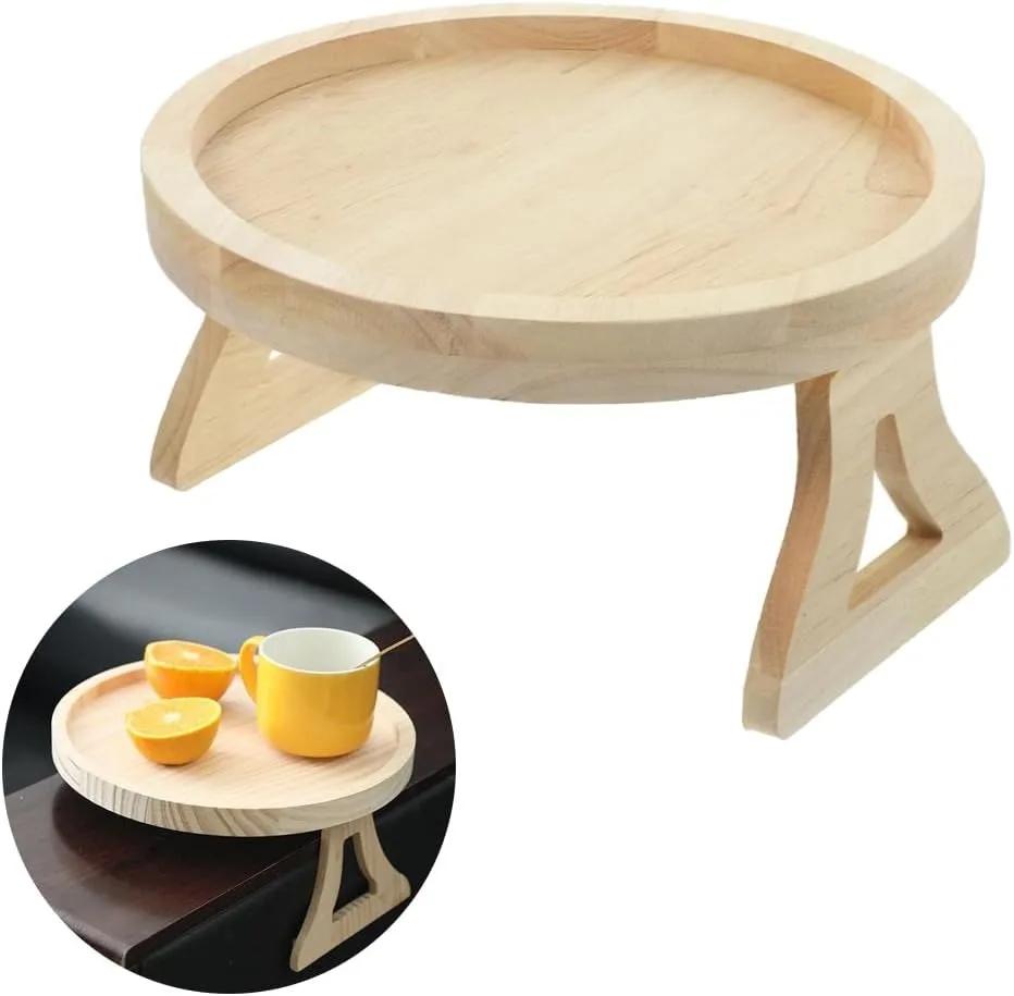 

Поднос для дивана, столик, подлокотник для дивана, пристегивающийся поднос, диван из натуральной сосны, практичный поднос для телевизора, подставка для закусок с пультом дистанционного управления, держатель для напитков и еды