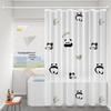 LIEI Thickened PEVA Waterproof Shower Curtain