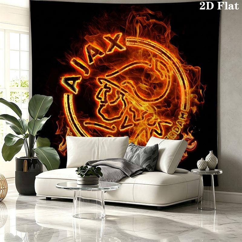 AFC Ajax Custom Name Wall Tapestry Aesthetic Wall Hanging Printed Fabric Blanket Decorative Tapestries for Bedroom Living Room Home Decor