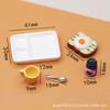 Dollhouse Doll House Miniature Toast Bread Jam Plate Food Play Simulation Scene Model Bo11 Ornament
