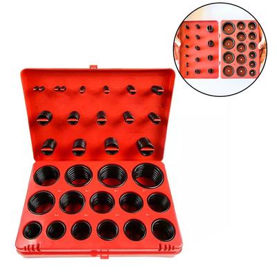 382PCS Inch O-Ring Kit Repair Set Case Box Assortment 30 Size Nitrile Rubber Ring Seal O Ring Gasket For Plumbing Automotive